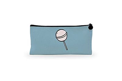 Bonamaison Stampato Digitalmente 100% Cotone Astuccio Portapenne con Cerniera in Tela, Portapenne per Studenti, Bambini, Ragazzi, Ragazze, Astuccio per Matita, 1 Pezzo, Dimensioni: 21x12 Cm