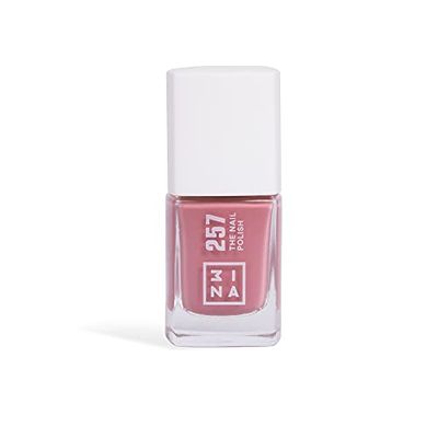 3INA 3INA MAKEUP - The Nail Polish 257 - Dark Pink Gel Nail Polish with Longwearing Formula, Glossy & Smooth Finish, Fast Drying, Vegan & Cruelty Free