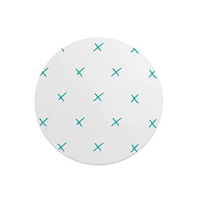 Questo Casa, Ronde digitaal bedrukte muismat, antislip onderkant, voor kantoor en thuis, diameter: 22 cm