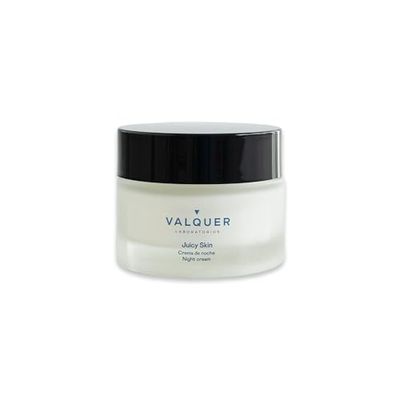 Valquer Laboratories Moisturising Night Cream for Face with Bamboo Water and Hyaluronic Acid Super Moisturising 95% Natural Ingredients All Skin Types - 50ml