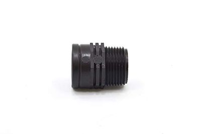 S & M 721311 verloopstuk M-H 1 "x 1/2", zwart
