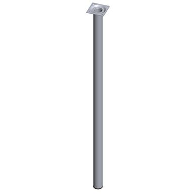 Element System 18133-00350 Pé para móveis, cromado, 70 cm, conjunto de 4 peças