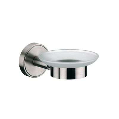 kela 21581 Porte-savon mural, acier inoxydable, 'Marbea' Transparent 15 x 11 x 4 cm