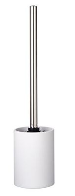 Ridder Touch toalettborste, polyharts, vit, 8,5 x 8,5 x 37 cm