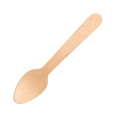 Fiesta GL038C Cuillèreà café en bois de bouleau, 110 mm