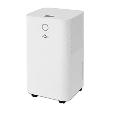 SUNTEC DryFix 12 EQ luchtontvochtiger | Voor ruimtes tot 34 m² of 80 m³ | Kamerontvochtiger met ontvochtiging van 12 l/dag | 3-in-1 ontvochtiger – luchtreiniger – wasdroger | Mobiel en elektrisch