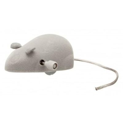 Trixie Plastic Wind up Felt Mouse for Cat, 7 cm