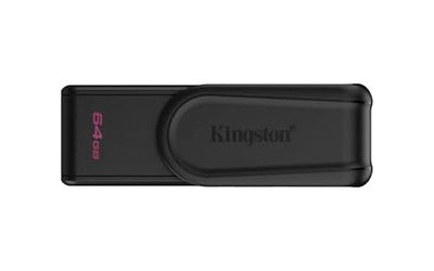 Kingston DataTraveler Exodia S USB-minne – 64 GB – USB 3.2 Gen 1 – USB typ A – svart/svart – DTXS/64 GB