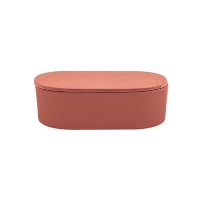 Spirella Boite à Cotons Fibres de Bambou Takeo Terracotta