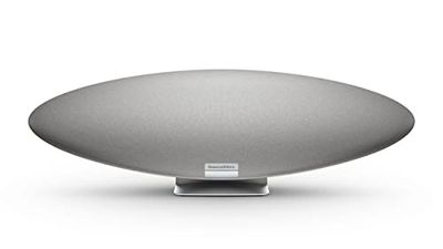 Bowers & Wilkins Zeppelin Haut-Parleur Intelligent sans Fil, WiFi, Son Haute résolution, Bluetooth, Airplay 2, Spotify Connect et Alexa intégrées, Gris Perle