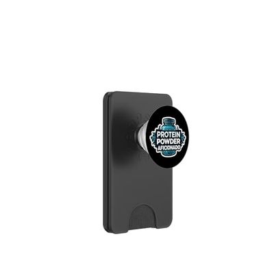 Proteína en polvo Aficionado Suplemento Especialista Gimnasio Am PopSockets PopWallet para MagSafe