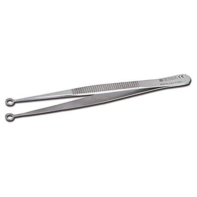 Gima - Pince de troisième paupière vétérinaire en acier inoxydable, conçue pour être confortable, mais en même temps sûre et durable, 11 cm, 80001