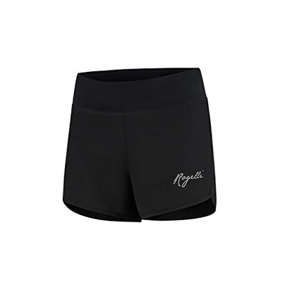 Rogelli Core Pantaloncini da Corsa Donne, Nero, Misura L