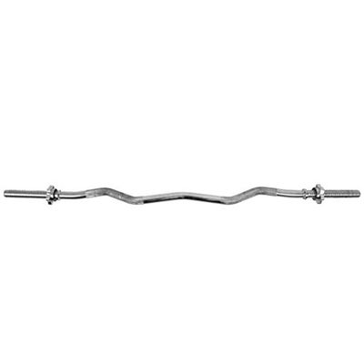 Spokey Unisex Aketon Acciaio Curl Bar, 120 cm, Argento, Taglia Unica