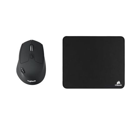 Logitech M720 Triathlon Multi-Device & Corsair MM350 Champion Series, Medium Premium