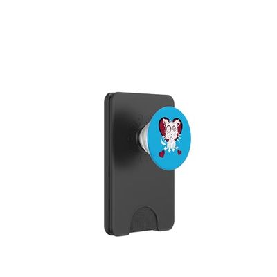 Retro gato niños niño corazón gatito mujer adolescente niño PopSockets PopWallet para MagSafe