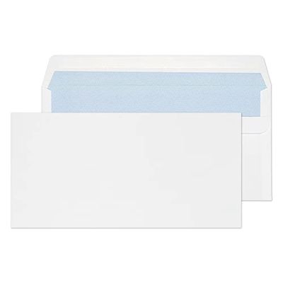 Blake Purely Everyday DL 110 × 220 mm Enveloppes Autocollante (12882/50 PR) Blanc - Boîte de 50 12882/50 PR DL 110 × 220 mm