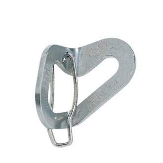 Desconocido KONG Wide SOLEMIEUX-Connector Steel Carabiner, Adult Unisex, Stainless Steel (Silver), One Size