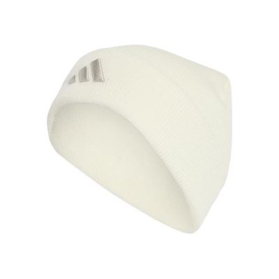 adidas Mixte New Logo Beanie Cuff, Cream White/Wonder Alumina, S