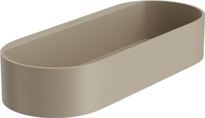 hansgrohe WallStoris Planet Edition - kosz do przechowywania łazienkowe, półki łazienkowe, przechowywanie w łazience, akcesoria łazienkowe bez wiercenia, piaskowy, 28912210