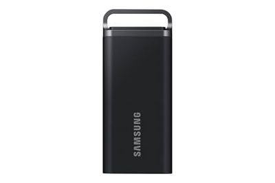 Samsung SSD Externe T5 EVO Portable, 4 To, Vitesses de lecture/écriture Jusqu'à 460 Mo/s, USB 3.2 Gen1, Compatible MacOs, PC, appareils Android, consoles de jeux, Noir, MU-PH4T0S/EU