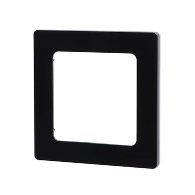 Kunststof wandbord in Duits/Frans design, geschikt voor een sleutel in de kleur zwart, ideaal voor moderne en elegante interieurstijlen.