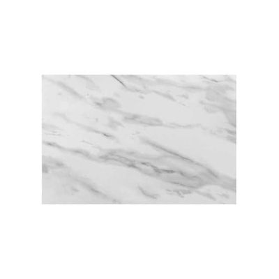 NORDLINGER PRO Plaque composite Crédence Cuisine - Décor Blanc Marbre - Aluminium - 80 x 120 cm 3/0,15 mm - Idéal cuisine