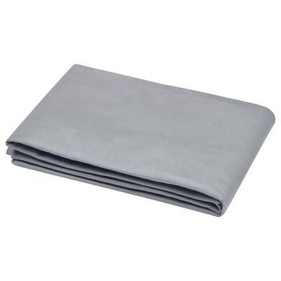 Lovely Casa - Dekbedovertrek – afmetingen 140 x 200 cm – 100% katoen – kleur muis – model Eden – beddengoed voor huis – zacht en comfortabel – ideaal voor eenpersoonsbed – uniseks