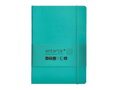 Antartik Quadrifoglio con gomma note copertina bianca A5 fogli quadrifoglio turco 80 fogli 80 fogli 80 gr FSC