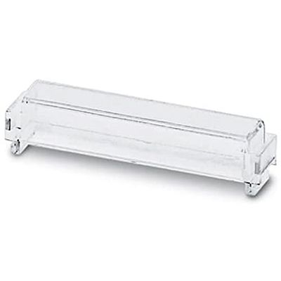 PHOENIX CONTACT EMG 10-H Lot de 10 couvercles transparents pour capsulage des composants protégés contre les contacts et la poussière 7,5 mm Hauteur 10 mm Longueur 38 mm Transparent