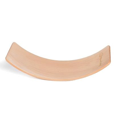 MEOWBABY Balansbräda Träbalaneringstavla 80 x 30 cm Gungbräda för Barn Balans Leksaker för Baby Kurvigt Bräda Montessori Waldorf Pikler Balance Board Made in EU