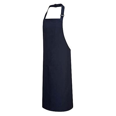 Portwest Cotton Bib Apron, Size: One Size, Colour: Navy, S840NAR