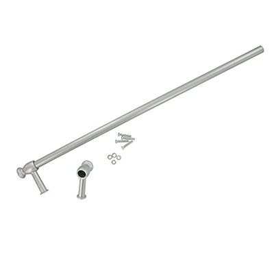 Paxanpax PCK756 Universal Silver Oven Grill Cooker Cut to Size Door Handle with Fixing Kit