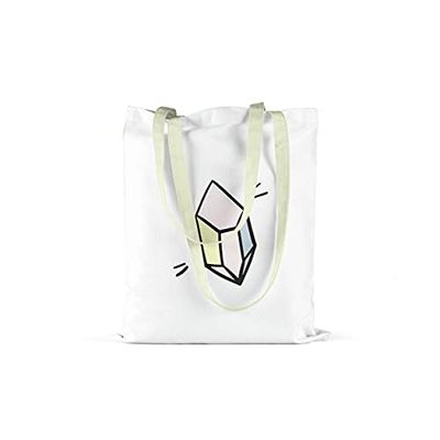 Bonamaison Printed Tote Bag, Reusable Grocery Bag, Shopping Bag, Machine Washable, Foldable, Canvas Cloth Bag with Handles, Size: 34x40 Cm