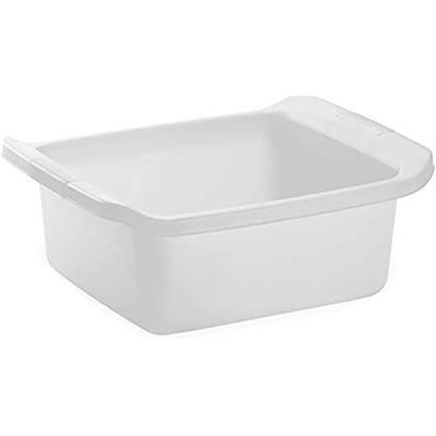 GiòStyle Bassine rectangulaire 10 Lt 41 x 31 x 16 cm Bianco