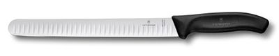 Victorinox Swiss Classic, faca de presunto profissional, lâmina extra afiada, afiação esférica, 25 cm, cabo de plástico, aço inoxidável, preto