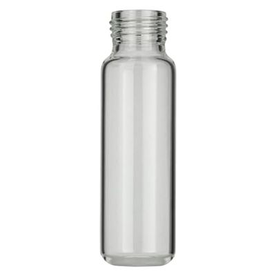 Macherey & Nagel ML-1869 - Bottiglia filettata in vetro, N 18, fondo arrotondato, trasparente, capacità 20 ml, diametro 22,5 mm, altezza 75,5 mm, confezione da 100 pezzi