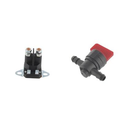 GREENSTAR - Relais De Démarreur - Pièce De Remplacement Adaptable Pour Modèles Tondeuse Castelgarden & 6033 Robinet à essence adaptable pour Briggs & Stratton