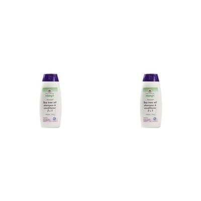 The House of Mistry Organic Potenised Tea Tree 2 In 1 Shampoo and Conditioner (Pack of 2)