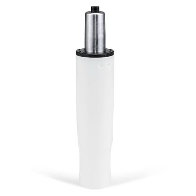 hjh OFFICE 723-08 Vérin à Gas S 25-32cm Métal Blanc, Ressort à Pression de Gaz pour Chaise de Bureau, Charge maximale 180 kg