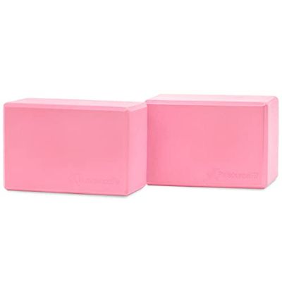 ProsourceFit Foam Yoga Blocks, High Density EVA Yoga Bricks 4" x 6" x 9" (Conjunto de 2)