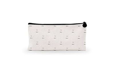 Bonamaison Imprimé Numériquement Pochette à Crayon en Toile avec Fermeture à Glissière, Trousse, Boîtier Crayon, Sac à Stylo pour Enfants, Garçons, Filles, Unisexe, 1 Pièce, Taille: 21x12 Cm