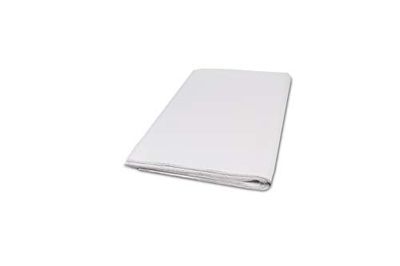 saten mt8000080fr Nappe, 80 x 80 cm, gaufré, 40 gr (5 s de 100 unités), blanc