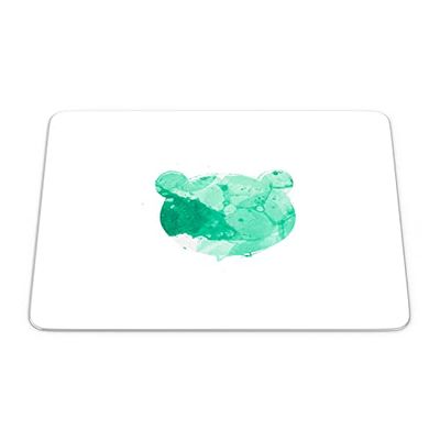Bonamaison, Rechthoek Pop Art Digitale bedrukte muismat, antislip onderkant, voor kantoor en thuis, afmetingen: 22x18 cm
