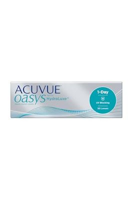 ACUVUE® OASYS 1-DAY con tecnología HydraLuxe™ - Reemplazo Diario - protección UV - 30 lentes