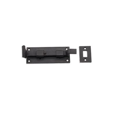 Infinity Decor Verrou de porte à manivelle en fer forgé de 100 mm – Verrou de sécurité robuste pour portes et fenêtres