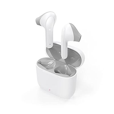 Hama Douszne słuchawki FREEDOM LIGHT (True Wireless, Bluetooth 5.1, czas odtwarzania 7h/28h, zasięg 10m, stereo, 32 Ω) białe