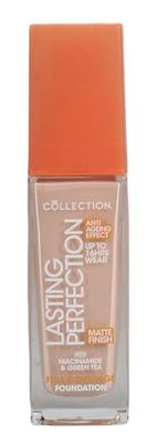 Collection Cosmetics Lasting Perfection Matte Foundation, Full Coverage, Anti-Ageing Effect, 1N Rose Porcelain Neutral 27ml