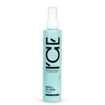 ICE Professional Refill My Hair Spray – Idratante Leave-in Spray per capelli secchi e danneggiati – con coenzima Q10, aminoacidi & bio-neve – 100 ml