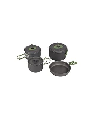 Bo-Camp - Bateria de cozinha - Explorer - 4 peças - anodizado rígido